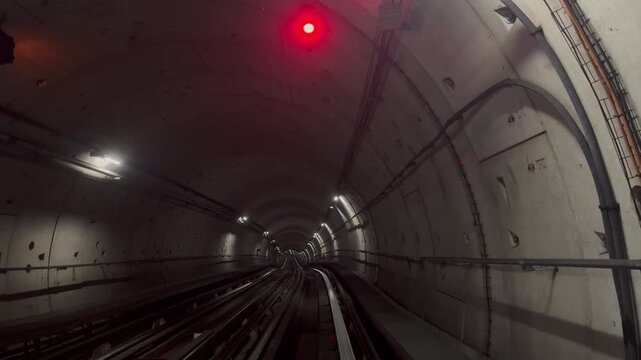 m&eacute;tro souterrain vid&eacute;o 4K