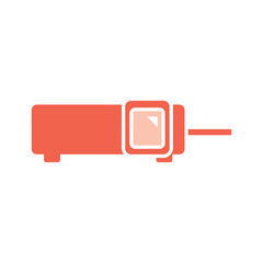Red Camper Trailer Icon