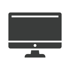 Computer monitor icon illustration
