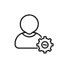 gear icon vector illustration