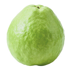Fresh green whole ripe guava fruit, healthy and organic tropical food full of natural sweet delicious flavor