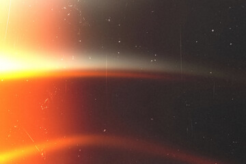 Obraz premium retro, film, light leak.light.leak,dust, scratch, flare, grunge, analog, vintage, glare, bokeh, texture, motion blur, defocused, orange, glowing, negative, lens, cinema,blurred, shiny.lens