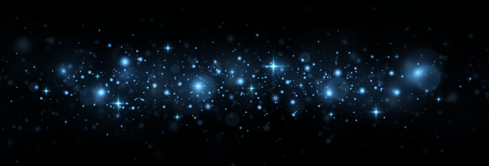 Fantasy starlight glow with shimmering spray trail and magical festive celebration wallpaper design.