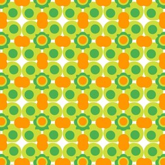 Seamless pattern with flowers