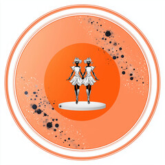 双子座。星占い。星座。神話