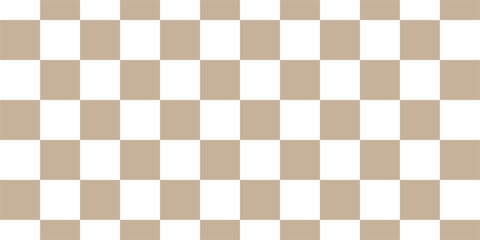 Simple Seamless Beige and White Checkered Pattern Square Texture Background