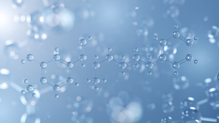 cliropamine molecular structure 3d, cardiac stimulants structural chemical formula view from a microscope © Сергей Шиманович