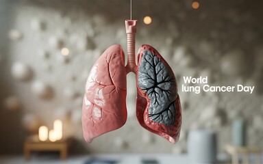 Lung model for world lung cancer day
