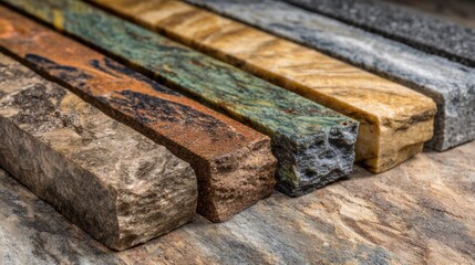 Medium shot of varied paper weights displayed side by side demonstrating the tactile differences that influence the durability and feel of different book qualities.