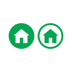 Home Button Icon &ndash; Homepage Navigation House Symbol