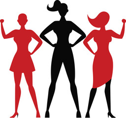 Women's empowerment and solidarity illustration