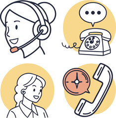 Finance line icons set. Money payments elements outline icons collection.