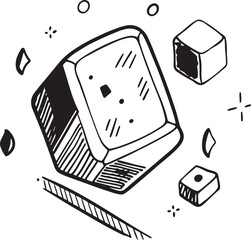 Finance line icons set. Money payments elements outline icons collection.