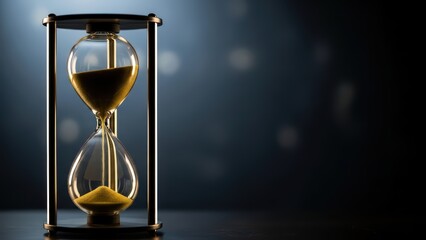 Hourglass symbolizing the passage of time