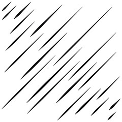 Slash lines pattern. Border with tilted parallel stripes. Embroidery ornament with slanted stitches on white background. Geometric print for caution tape or barrier.  Eps 10