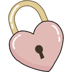 heart shaped lock