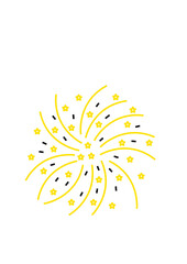 firework Vector Illustration. Suitable for New Year Celebration Event Design