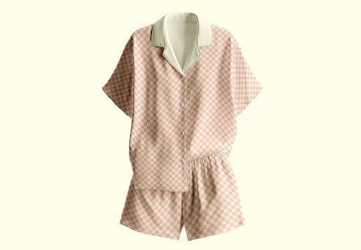 Pajama Set Mockup 