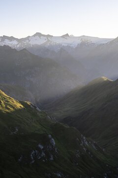 Grosser Geiger and Grossvenediger, high mountains, Venediger Group, Hohe Tauern, Austria
