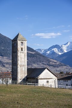 St Benedict's Church, Malles Venosta, Bolzano, South Tyrol, Italy