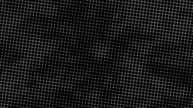 Abstract Black Dot Pattern Texture with Grunge Overlay
