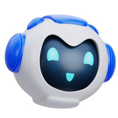 Ai Robot 3d Illustration
