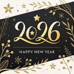 vintage Christmas card with snowflakes