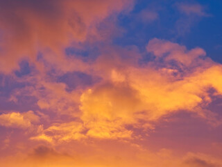 Stormy Winter Colours at Sunrise over Dorset England