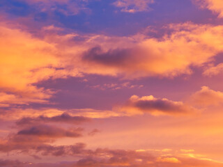Stormy Winter Colours at Sunrise over Dorset England