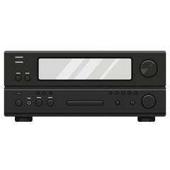 Fototapeta premium Audio Amplifier Receiver, Stereo Technology