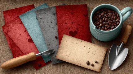 Valentine&rsquo;s Day gardener's seed packets.  