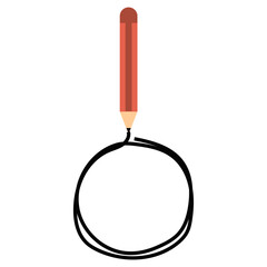 Obraz premium Pencil Text Box