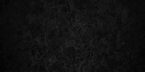 Fototapeta premium Dark black old wall paper grunge background. black blackboard and chalkboard texture. Dark black concrete wall texture element vintage grunge charcoal paint rough, distress backdrop background.