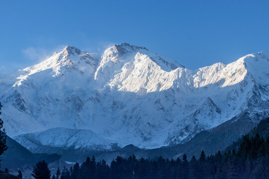 Nanga Parbat mountain in the Gilgit-Baltistan region in Pakistan