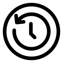 Time Refresh Clock Icon History Reload Symbol PNG