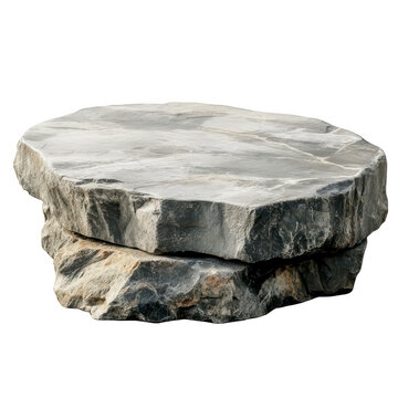 A beautifully crafted natural stone coffee table with a smooth top and rugged base. set in a modern living room. surrounded by minimalist decor and soft lighting. perfect for interior design inspirati