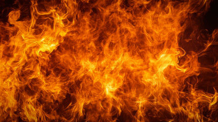 Fototapeta premium Blaze fire flame background and textured