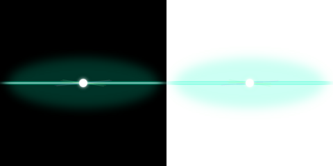 Glowing Aqua Energy Field Overlay with Pixel Glitch Edges