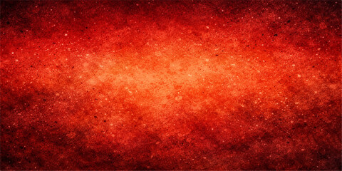 Seamless abstract red grunge background featuring a dark textured design with orange fire flames and smoke patterns for a hot inferno wallpaper illustration © Hena