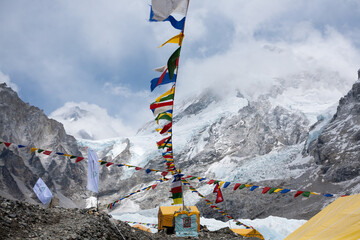 Everest south base camp view, Nepal