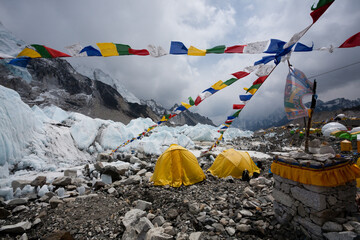 Everest south base camp view, Nepal