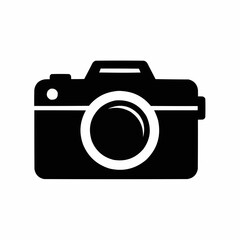 Sleek and minimalist camera icon capturing the essence of photography and visual storytelling, perfect for digital interfaces, app designs, and creative projects, embodying functional design