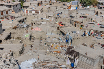 Roofs of Altit village in Karimabad, Hunza valley, Gilgit-Baltistan region of Pakistan
