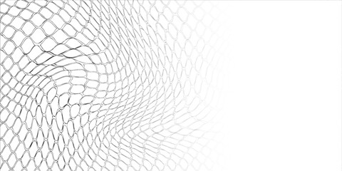 Mesh texture for fishing nets. Seamless pattern for sportswear or soccer goal, volleyball net, basketball hoop, hockey, athletics. Abstract net background for sports. Vector Illustration © Yuyud