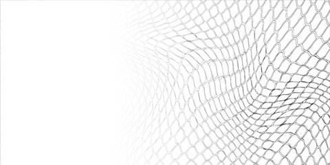 Mesh texture for fishing nets. Seamless pattern for sportswear or soccer goal, volleyball net, basketball hoop, hockey, athletics. Abstract net background for sports. Vector Illustration © Yuyud