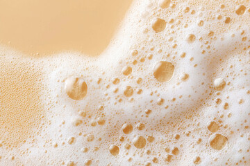 Bubbles floating on a beige surface creating a soft, dreamy atmosphere