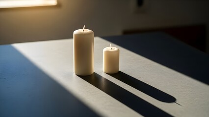 Candles in Sunlight