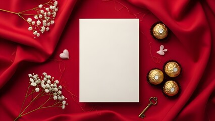 Valentine's Day Flatlay