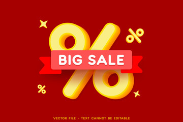 Isolated retail sales labels BIG SALE label badge design