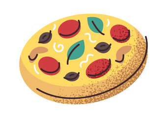 Pizza street food tasty snack